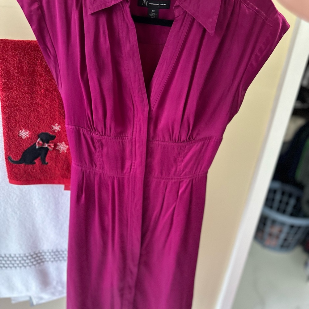 Inc 100% silk gorgeous dress size 10